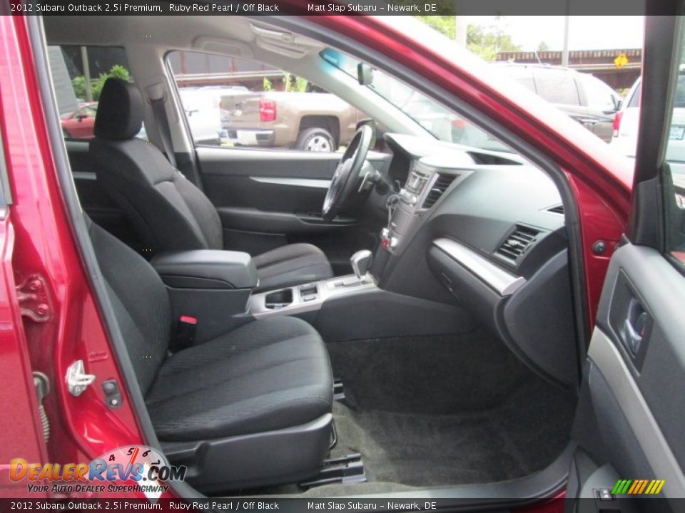 2012 Subaru Outback 2.5i Premium Ruby Red Pearl / Off Black Photo #17