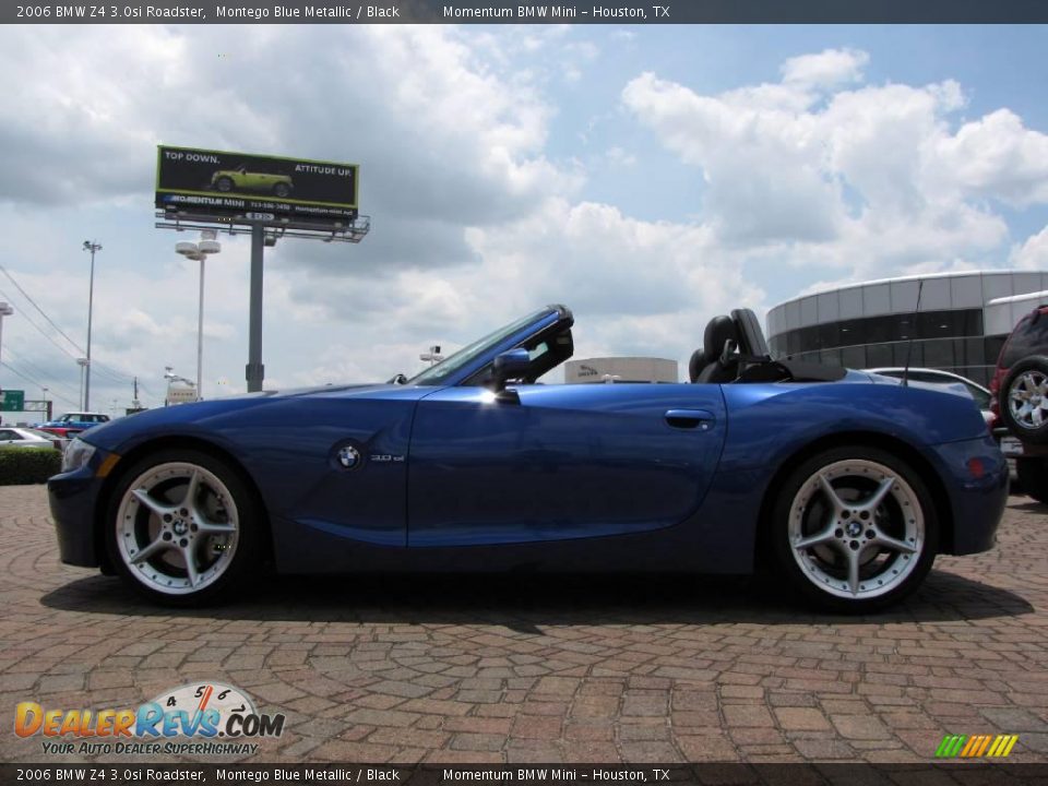 2006 BMW Z4 3.0si Roadster Montego Blue Metallic / Black Photo #2