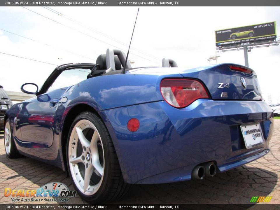 2006 BMW Z4 3.0si Roadster Montego Blue Metallic / Black Photo #3