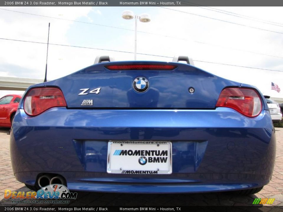2006 BMW Z4 3.0si Roadster Montego Blue Metallic / Black Photo #4