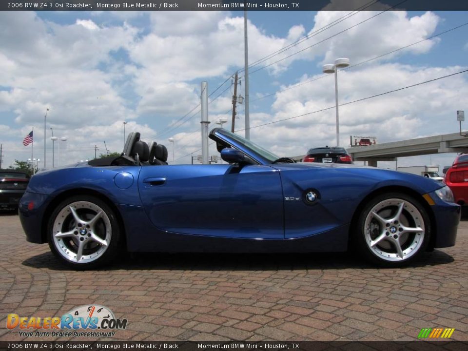 2006 BMW Z4 3.0si Roadster Montego Blue Metallic / Black Photo #6