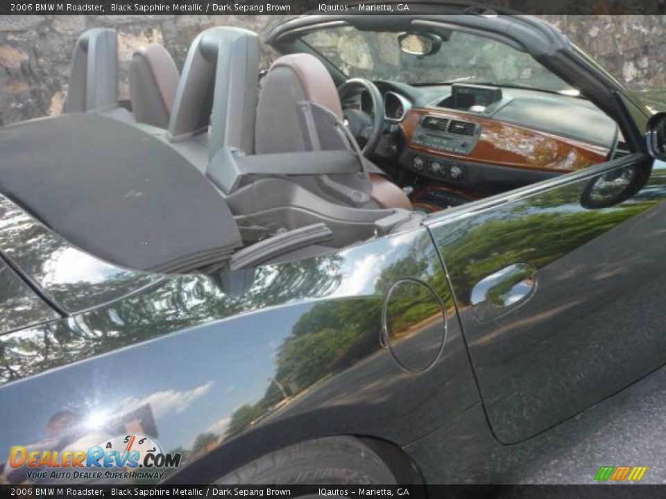 2006 BMW M Roadster Black Sapphire Metallic / Dark Sepang Brown Photo #20