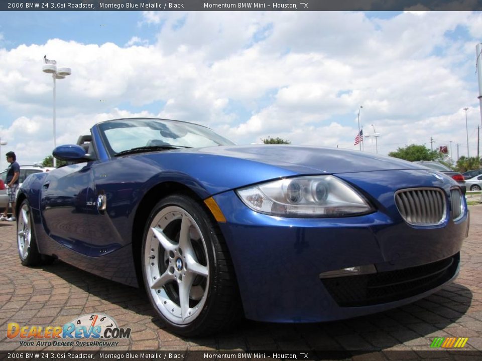 2006 BMW Z4 3.0si Roadster Montego Blue Metallic / Black Photo #7