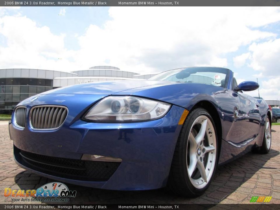 2006 BMW Z4 3.0si Roadster Montego Blue Metallic / Black Photo #9