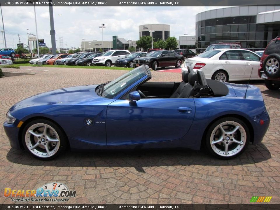2006 BMW Z4 3.0si Roadster Montego Blue Metallic / Black Photo #10