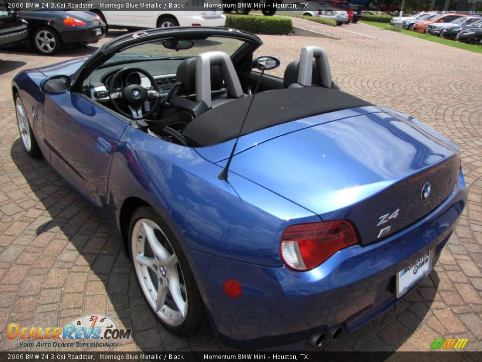 2006 BMW Z4 3.0si Roadster Montego Blue Metallic / Black Photo #11