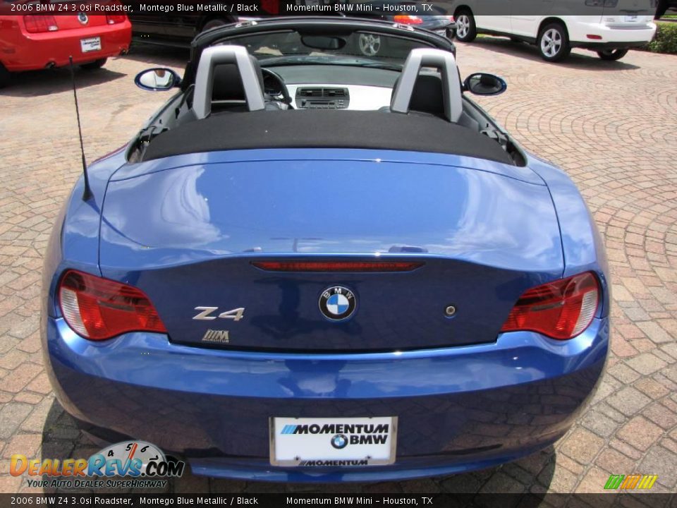 2006 BMW Z4 3.0si Roadster Montego Blue Metallic / Black Photo #12