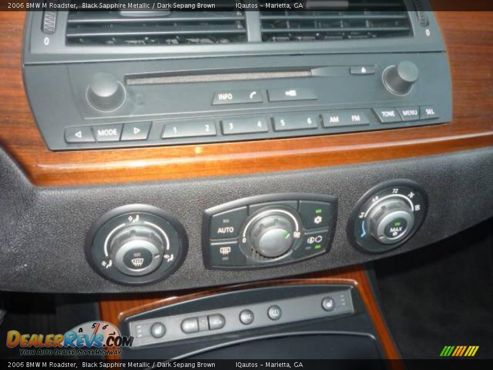 2006 BMW M Roadster Black Sapphire Metallic / Dark Sepang Brown Photo #27