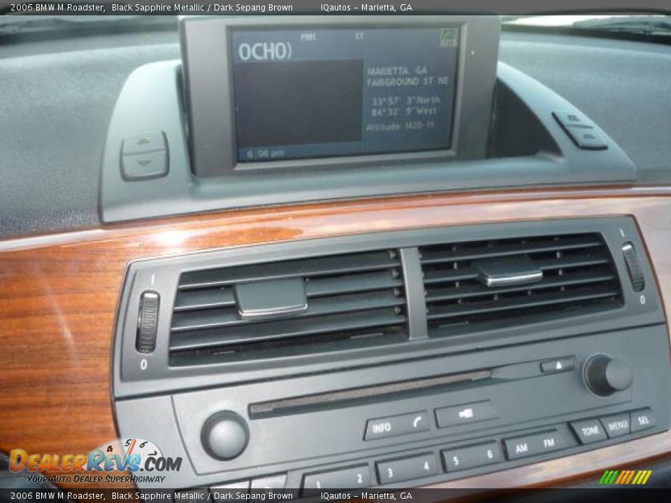 2006 BMW M Roadster Black Sapphire Metallic / Dark Sepang Brown Photo #28
