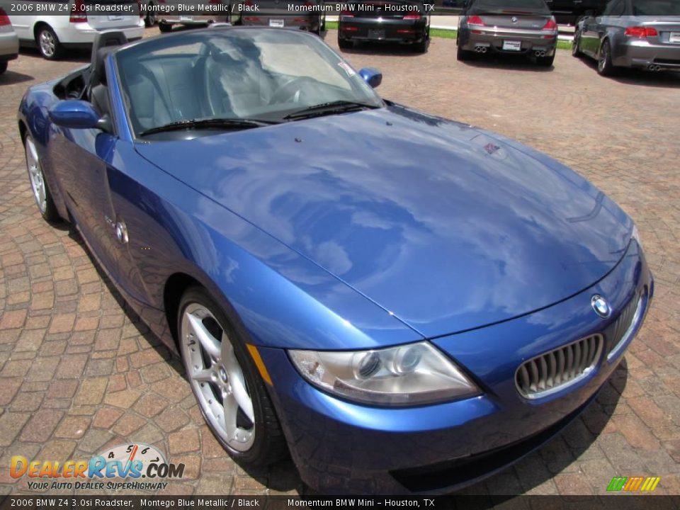 2006 BMW Z4 3.0si Roadster Montego Blue Metallic / Black Photo #15