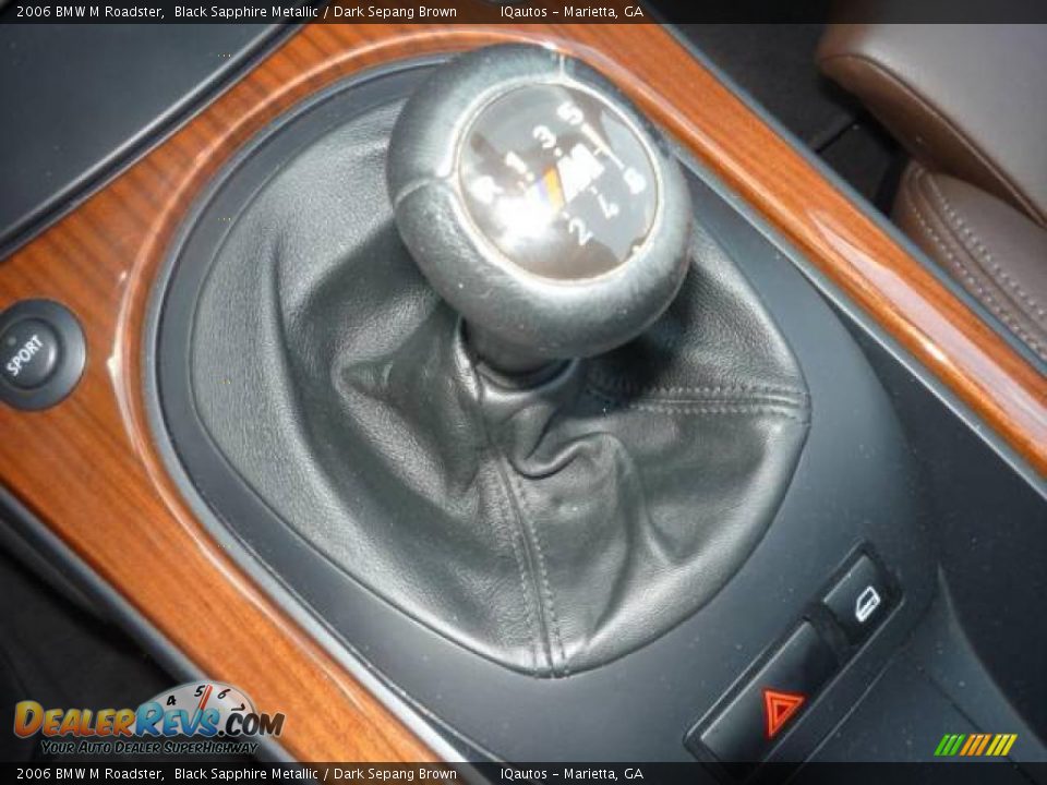 2006 BMW M Roadster Black Sapphire Metallic / Dark Sepang Brown Photo #29