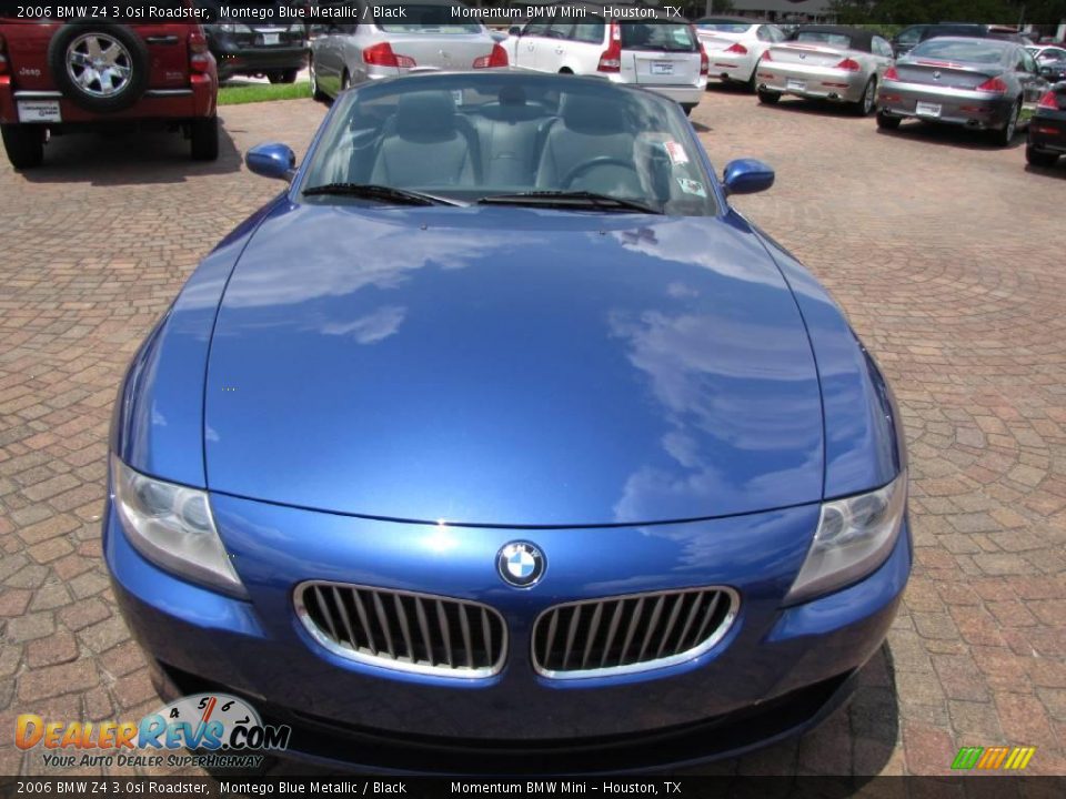 2006 BMW Z4 3.0si Roadster Montego Blue Metallic / Black Photo #16