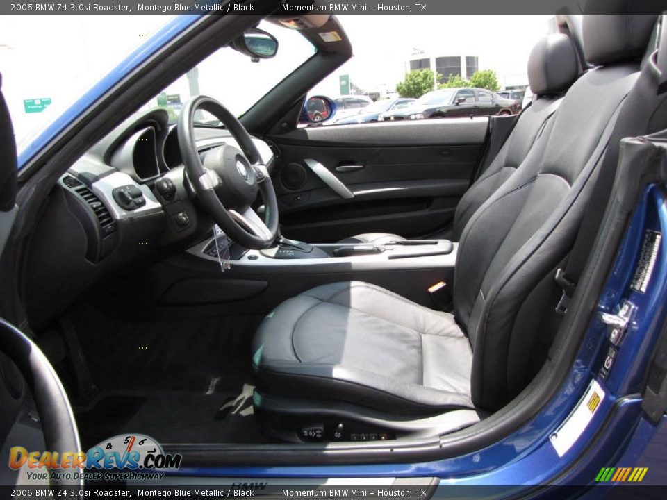 2006 BMW Z4 3.0si Roadster Montego Blue Metallic / Black Photo #17