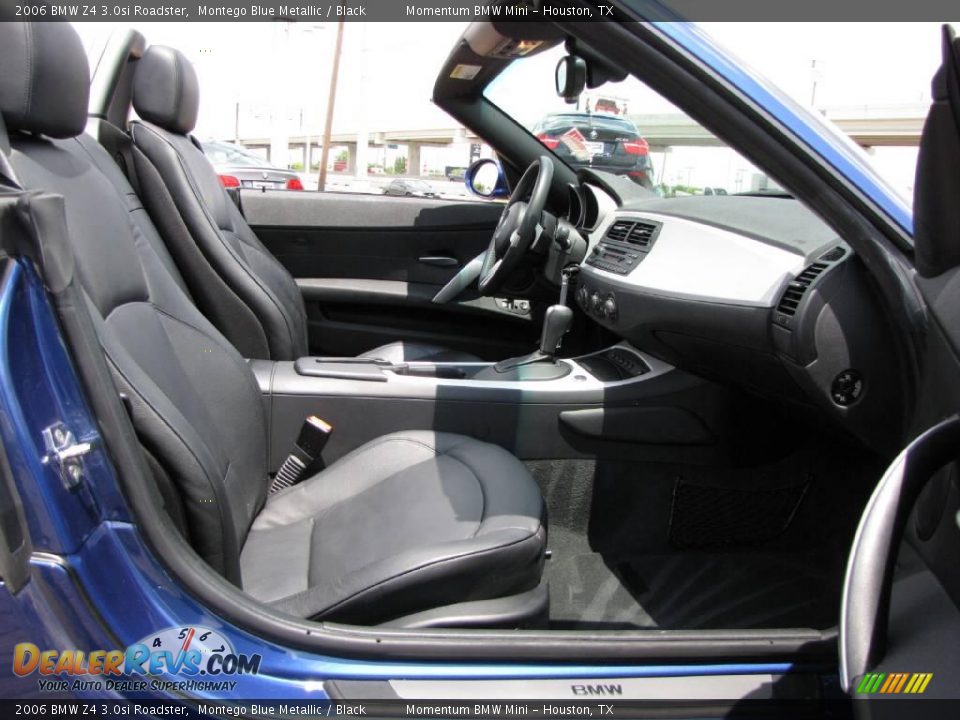 2006 BMW Z4 3.0si Roadster Montego Blue Metallic / Black Photo #18