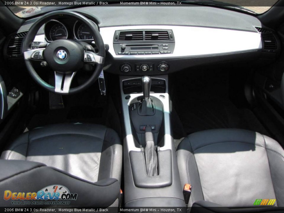 2006 BMW Z4 3.0si Roadster Montego Blue Metallic / Black Photo #19