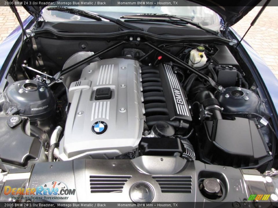2006 BMW Z4 3.0si Roadster Montego Blue Metallic / Black Photo #22
