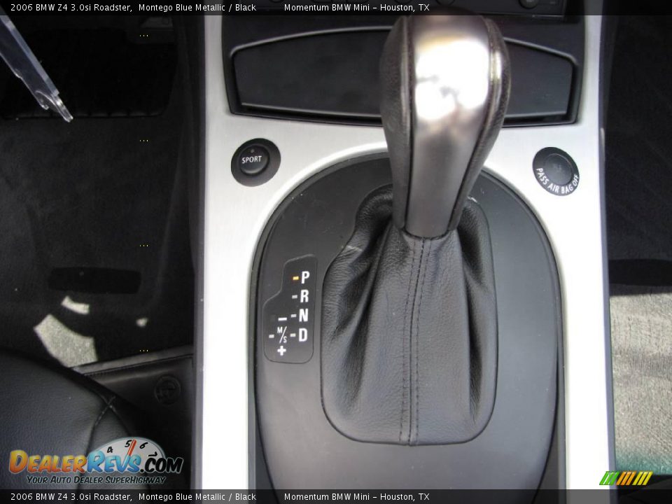 2006 BMW Z4 3.0si Roadster Montego Blue Metallic / Black Photo #23