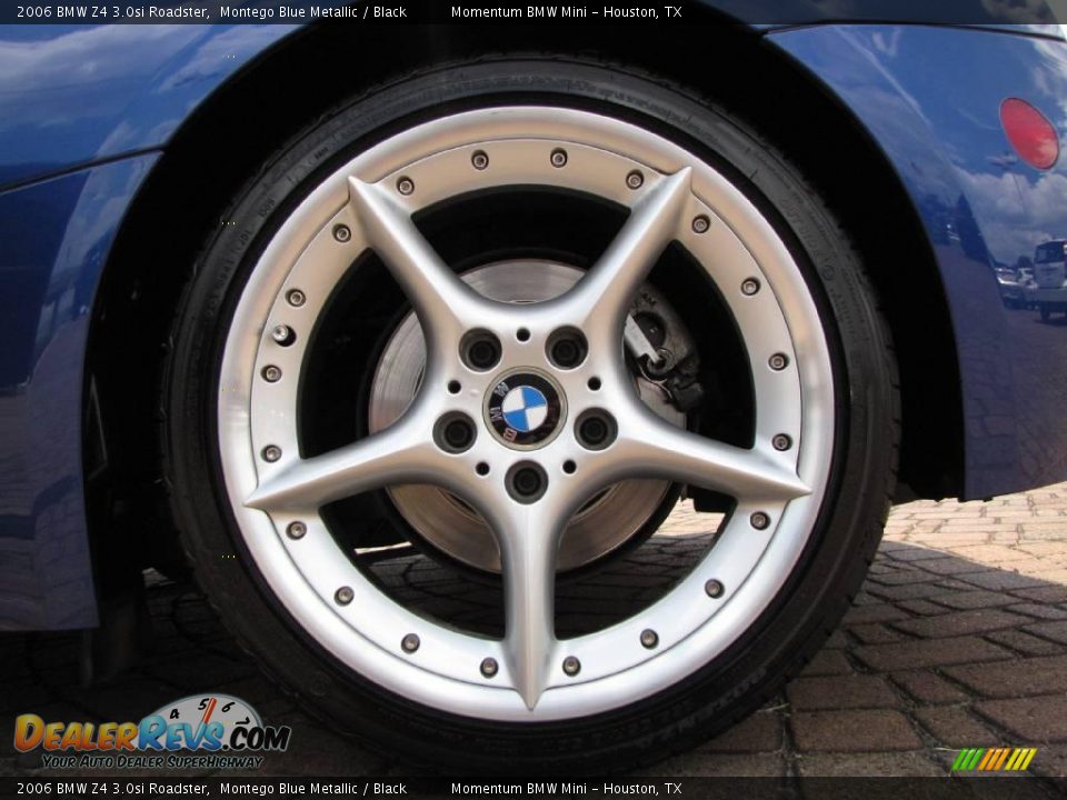 2006 BMW Z4 3.0si Roadster Montego Blue Metallic / Black Photo #25