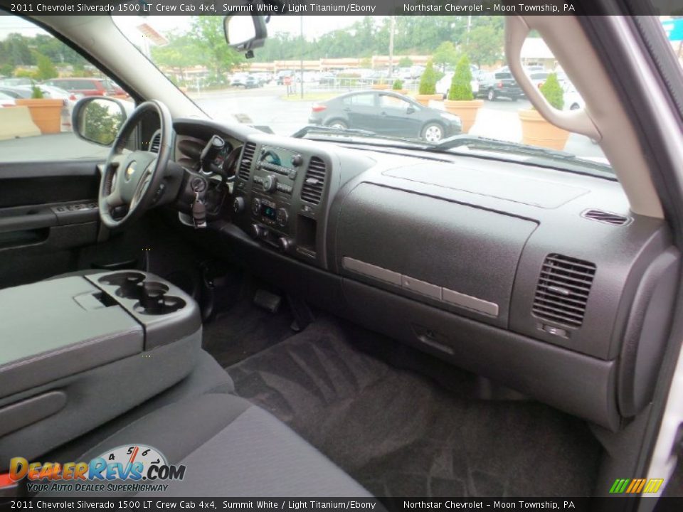2011 Chevrolet Silverado 1500 LT Crew Cab 4x4 Summit White / Light Titanium/Ebony Photo #5