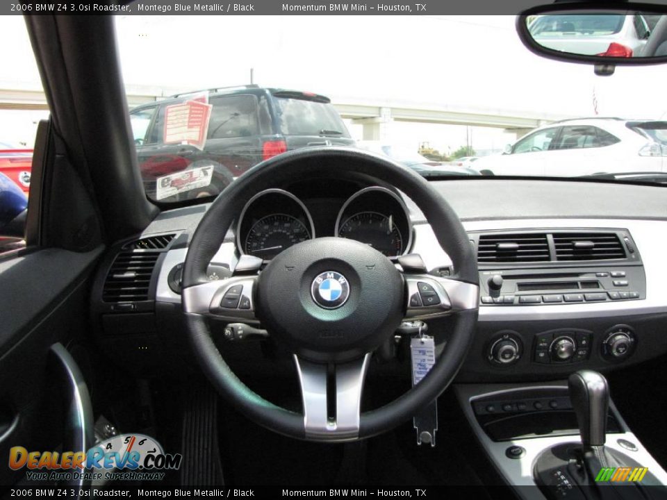 2006 BMW Z4 3.0si Roadster Montego Blue Metallic / Black Photo #26