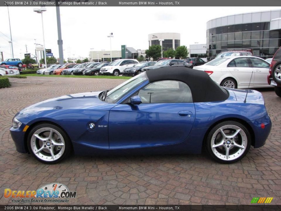 2006 BMW Z4 3.0si Roadster Montego Blue Metallic / Black Photo #31