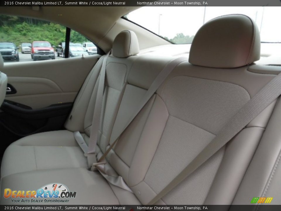 2016 Chevrolet Malibu Limited LT Summit White / Cocoa/Light Neutral Photo #12