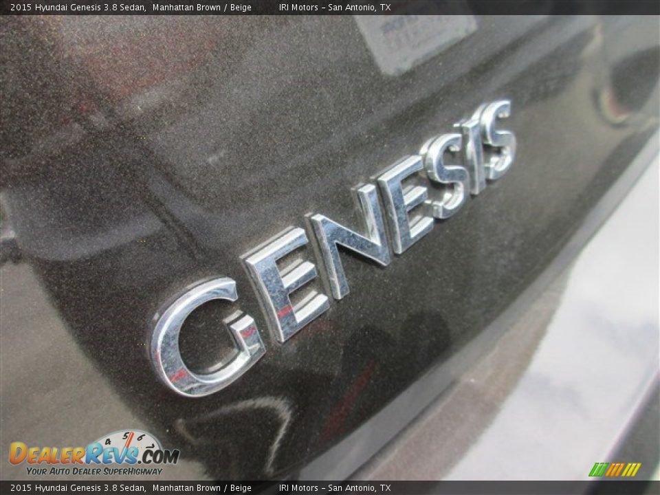 2015 Hyundai Genesis 3.8 Sedan Manhattan Brown / Beige Photo #5