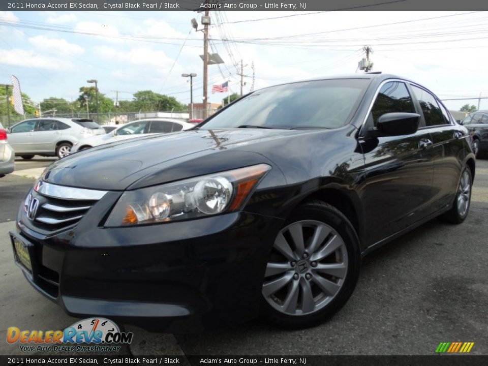 2011 Honda Accord EX Sedan Crystal Black Pearl / Black Photo #1