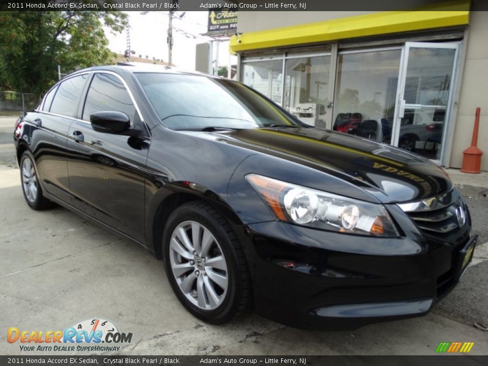 2011 Honda Accord EX Sedan Crystal Black Pearl / Black Photo #3