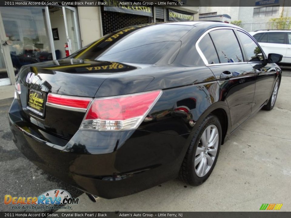 2011 Honda Accord EX Sedan Crystal Black Pearl / Black Photo #5