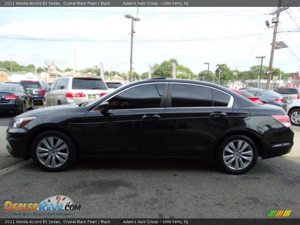 2011 Honda Accord EX Sedan Crystal Black Pearl / Black Photo #8
