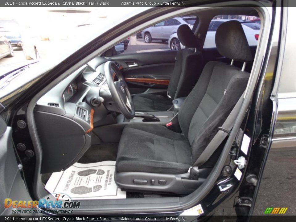 2011 Honda Accord EX Sedan Crystal Black Pearl / Black Photo #11