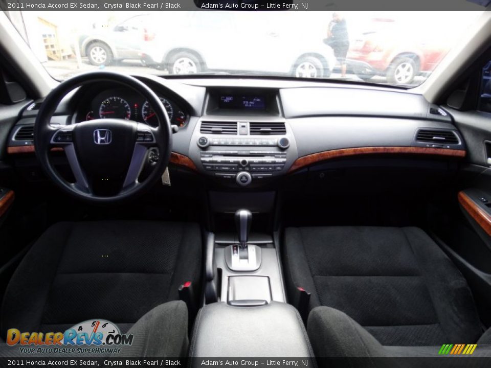 2011 Honda Accord EX Sedan Crystal Black Pearl / Black Photo #18