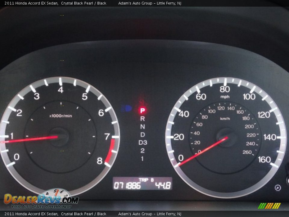 2011 Honda Accord EX Sedan Crystal Black Pearl / Black Photo #21
