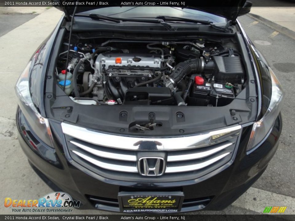 2011 Honda Accord EX Sedan Crystal Black Pearl / Black Photo #25