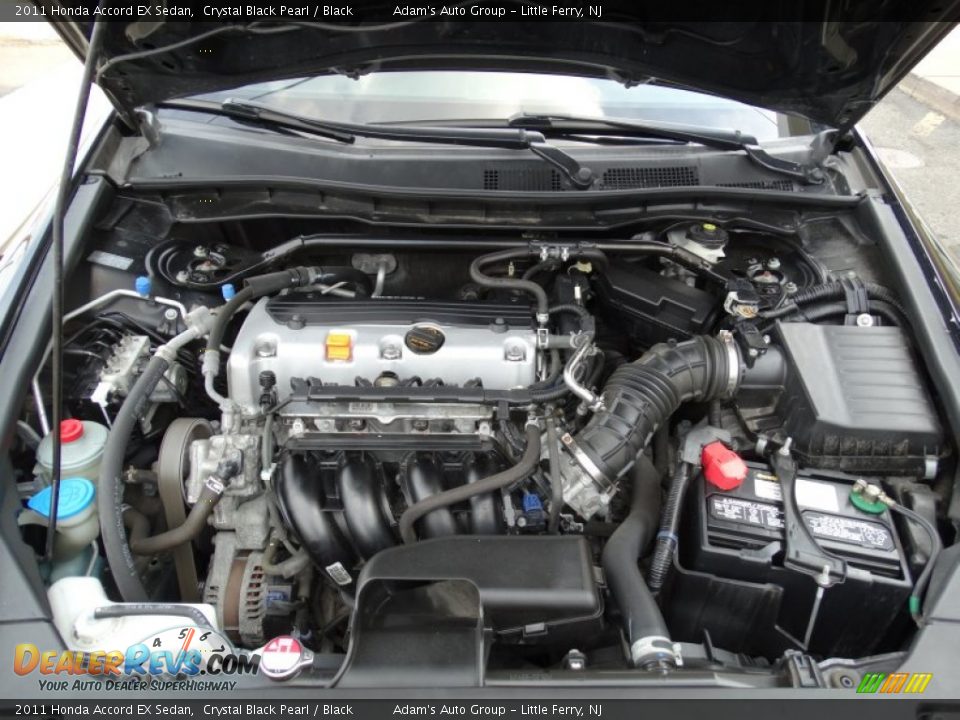 2011 Honda Accord EX Sedan Crystal Black Pearl / Black Photo #26
