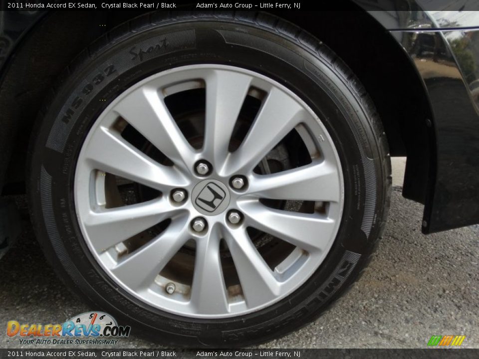 2011 Honda Accord EX Sedan Crystal Black Pearl / Black Photo #28