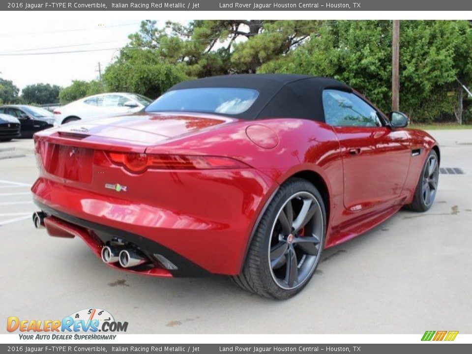 2016 Jaguar F-TYPE R Convertible Italian Racing Red Metallic / Jet Photo #10
