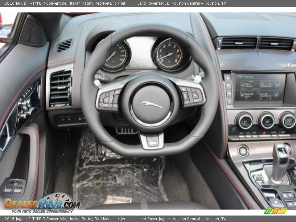 2016 Jaguar F-TYPE R Convertible Steering Wheel Photo #13
