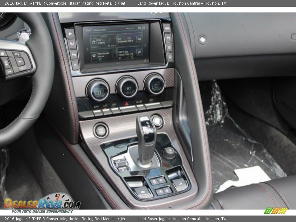 Controls of 2016 Jaguar F-TYPE R Convertible Photo #14