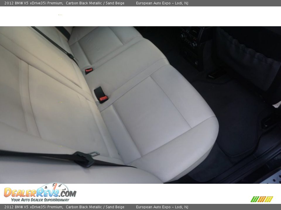 2012 BMW X5 xDrive35i Premium Carbon Black Metallic / Sand Beige Photo #9