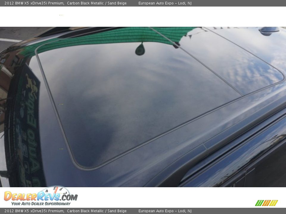 2012 BMW X5 xDrive35i Premium Carbon Black Metallic / Sand Beige Photo #18