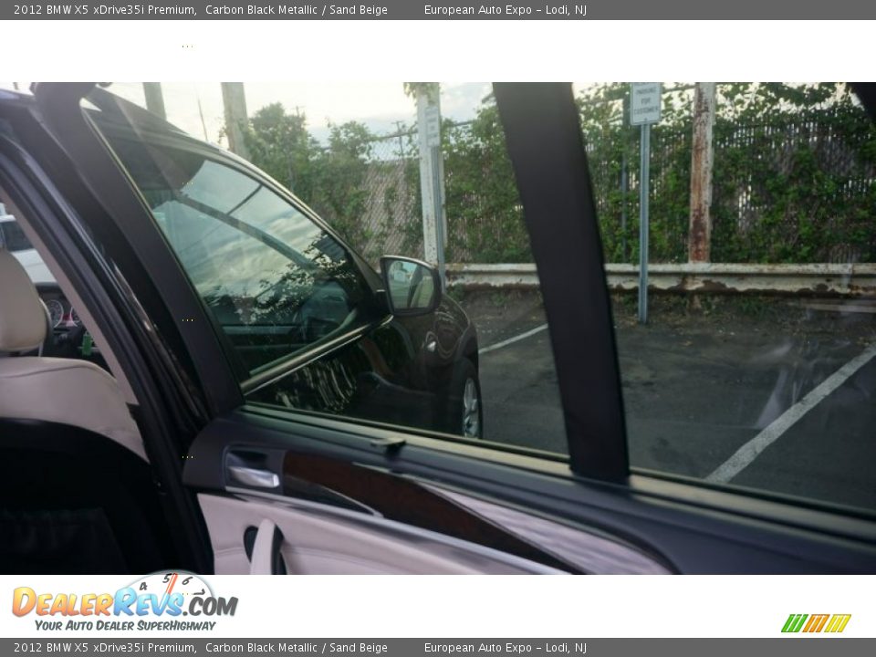 2012 BMW X5 xDrive35i Premium Carbon Black Metallic / Sand Beige Photo #22