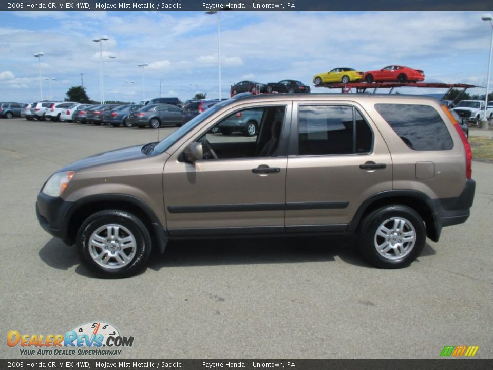 2003 Honda CR-V EX 4WD Mojave Mist Metallic / Saddle Photo #4
