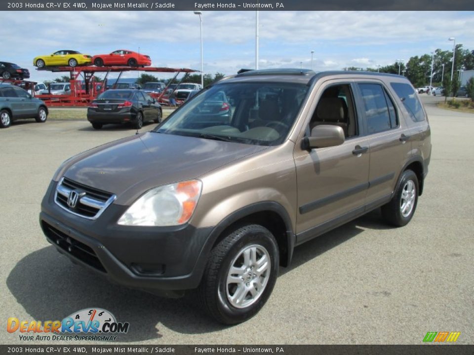 2003 Honda CR-V EX 4WD Mojave Mist Metallic / Saddle Photo #5
