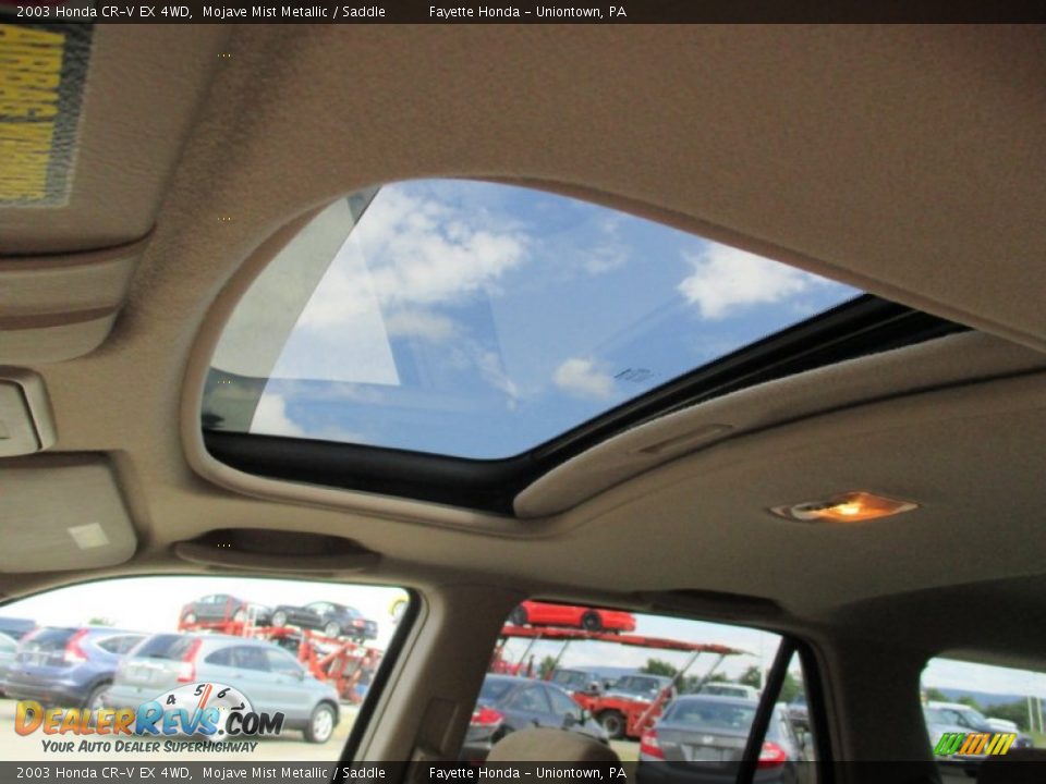 2003 Honda CR-V EX 4WD Mojave Mist Metallic / Saddle Photo #10