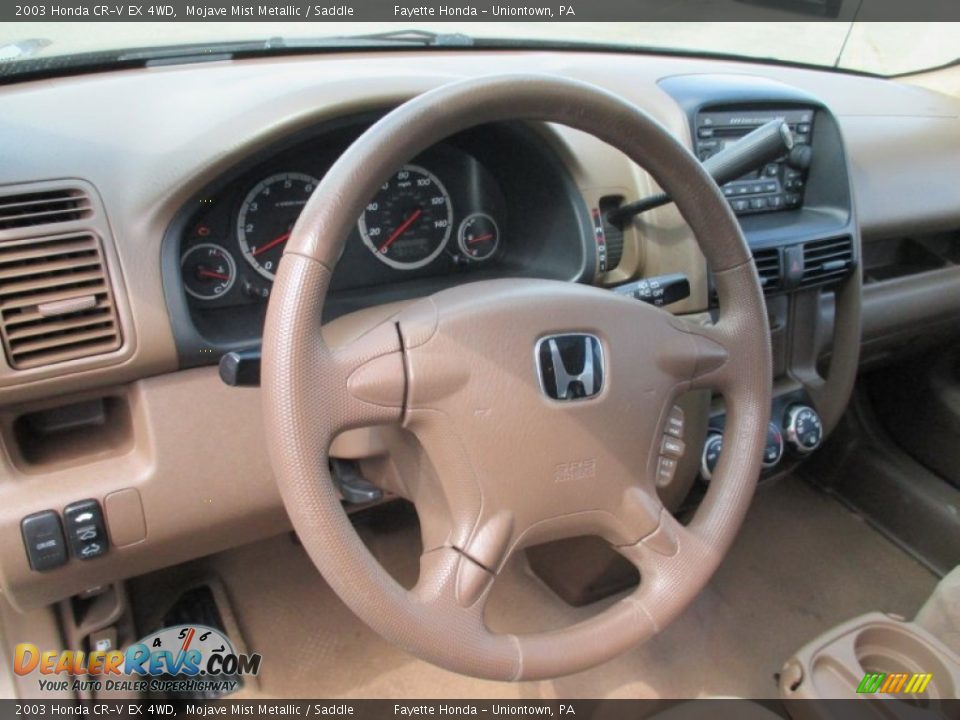 2003 Honda CR-V EX 4WD Mojave Mist Metallic / Saddle Photo #11