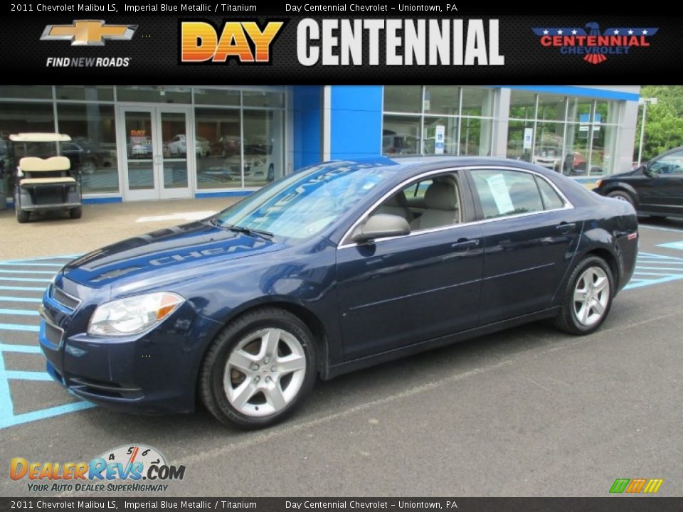 2011 Chevrolet Malibu LS Imperial Blue Metallic / Titanium Photo #1