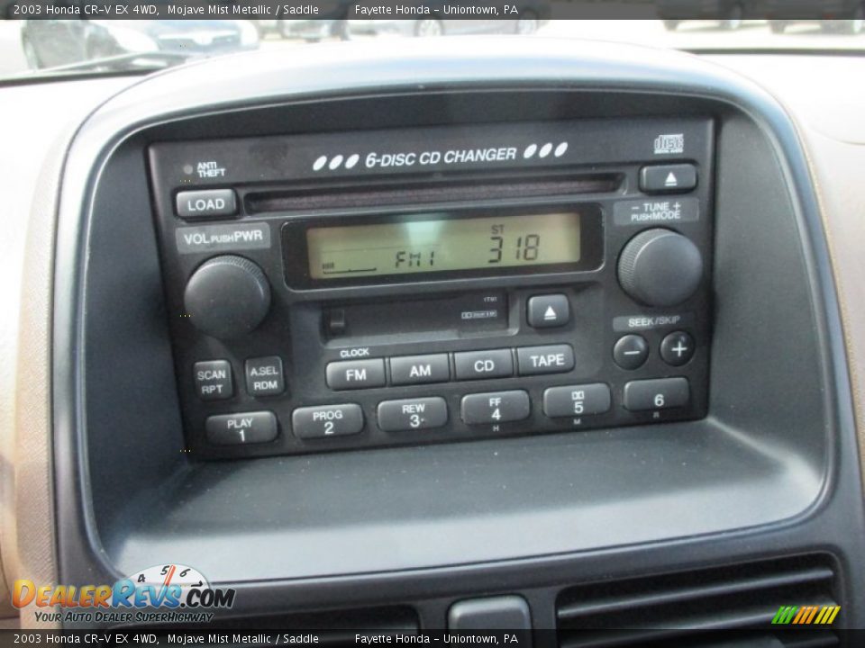2003 Honda CR-V EX 4WD Mojave Mist Metallic / Saddle Photo #13