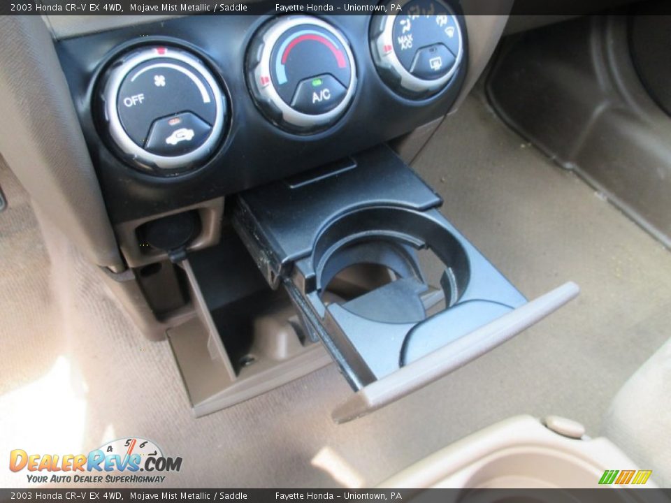 2003 Honda CR-V EX 4WD Mojave Mist Metallic / Saddle Photo #14